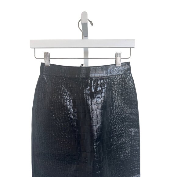 Gucci Black Leather Skirt - Picture 2 of 16